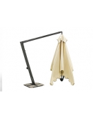 Ombrellone a palo laterale a sbalzo di grandi dimensioni - Dimensioni cm 450x450 - QUADRATO