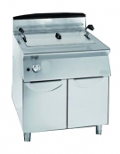Friggitrice pasticceria a gas su mobile Lt 44 - Cestello cm 65x39x7h - Dimensioni esterne cm 80x70x90h