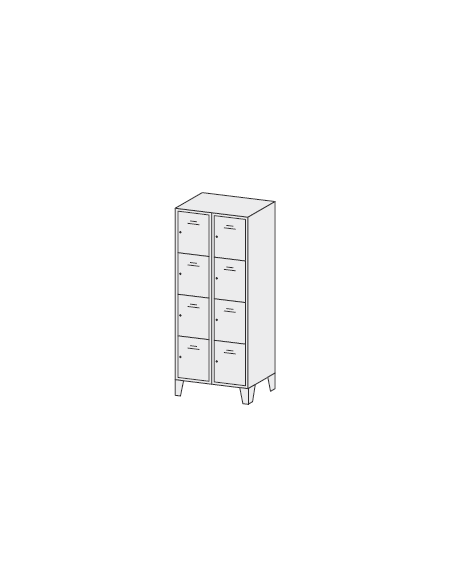 ARMADIO CASELLARIO 8 POSTI cm. 70 x 50 x 180 h.