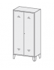 ARMADIO TUTTOPIANI CON SERRATURA - 2 ante - cm. 80 x 40 x 180 h.