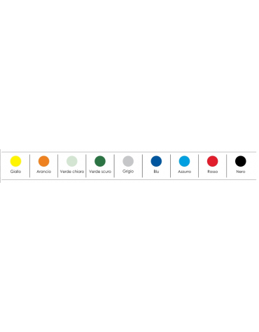 Panca di attesa 4 posti sedile e schienale in plastica - cm 200x57x87h