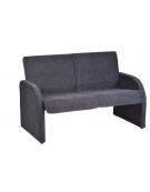 Divano attesa 2 posti con struttura portante in multistrato cm 122x72x87h