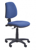 Sedia ufficio operativa ignifuga con schienale basso - Omologazione Ministeriale ignifugo classe 1 IM - cm 44x60x91/104h