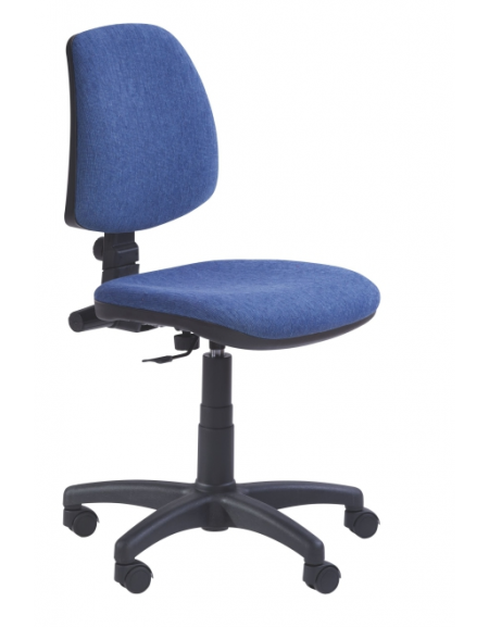 Sedia operativa con schienale basso cm 44x60x91/104h