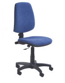 Sedia ufficio operativa ignifuga con schienale alto - Omologazione Ministeriale ignifugo classe 1 IM -cm 44x60x99/112h