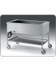 Carrello termico telaio a giorno Capacità 4 x 1/1 GN - a bagnomaria - cm 153x60x84h