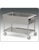 Carrello termico a giorno - vasca stampata Capacità 3 x 1/1 GN - a secco - cm 121x61x85h