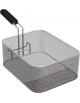 Cestello per friggitrice con 1 manico - cm 21,5x33x15h