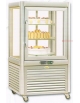 Vetrina refrigerata verticale +4 / +10°C per pasticceria, con ripiani in vetro - mm 680x690x1220h