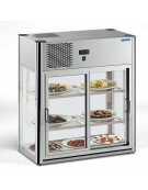 Vetrina refrigerata espositiva ventilata L. 800 x P. 410 x A. 920 -