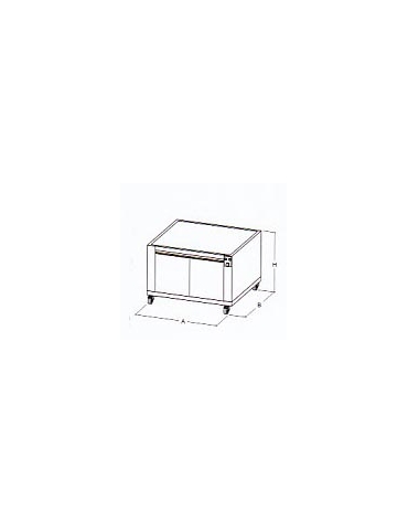 Cella di lievitazione dimensioni cm 125x147- Adatto ad un forno 2 camere (con altezza cm 95 ) oppure 3 camere (con altezza cm 71