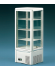 Vetrina espositiva verticale refrigerata +4° +10° C, Adatta per pasticceria e gastronomia - mm  430x385x1105h
