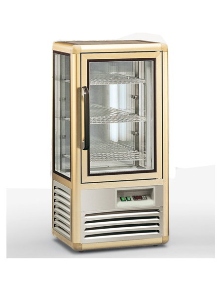 Vetrina espositiva verticale refrigerata temperatura +2° +10° C, dimensioni 550x493x1100h mm