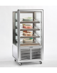 Vetrina espositiva verticale refrigerata +2° +10° C,  Adatta per pasticceria e gastronomia - mm 700x770x1470h