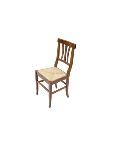 Sedia arte povera Sedile paglia