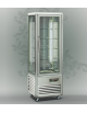 Vetrina espositiva verticale singola refrigerata -10°/+21° C - ripiani in cristallo. Adatta per gelateria mm 595x670x1810