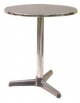 Tavolo bar tondo in alluminio diametro cm. 60 - palo centrale - h74