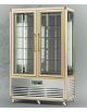 Vetrina espositiva verticale refrigerata +4° +10° C, con ripiani in cristallo - mm 1150x660x1810h