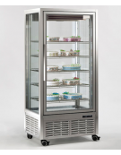 Vetrina verticale con refrigerazione VENTILATA adatta per gelateria mm  900x680x1910h