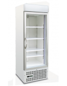 Vetrina espositiva verticale refrigerata con ripiani a griglie mm 680x725x1940h