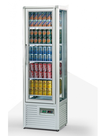 Bottle Cooler espositore refrigerato verticale per bibite, mm 550x530x1800h