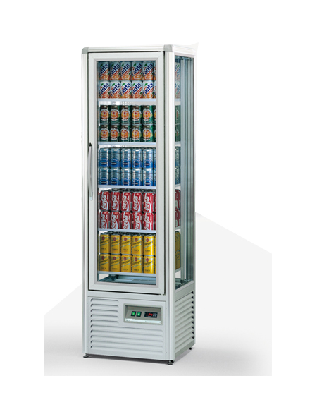 Bottle Cooler espositore refrigerato verticale per bibite, mm 550x530x1800h