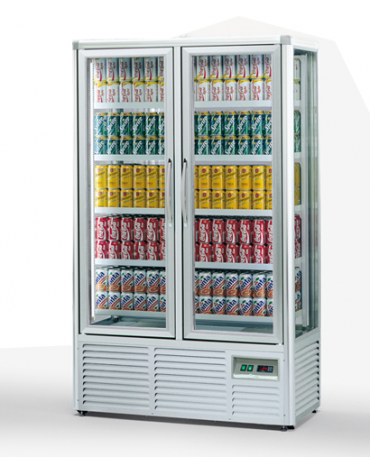 Bottle Cooler espositore refrigerato verticale per bibite, mm 1100x530x1800h
