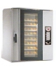 Forno elettrico 8 teglie 60x40 a convezione ventilato per pasticceria con vaporizzatore - Pannello di controllo elettromeccanico