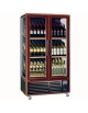 Cantina per vini, 3 lati con vetro, 3 temperature cm 100x71,1x181h