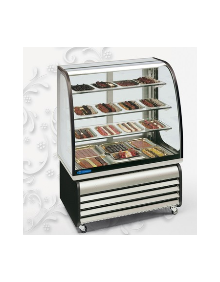 Vetrina Orizzontale Refrigerata Pasticceria/Pralineria - Temperatura +14°/+16°C mm 947x749x1370h