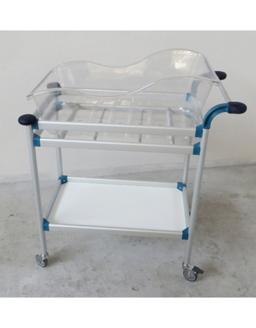 CARRELLO CULLA PEDIATRICO OSPEDALIERO