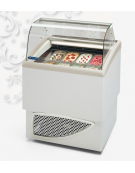 Vetrina Refrigerata per Gelato Tec - Temperatura -16°/- 18°C - Capacità 4+4 Vaschette mm 860x780x1230h