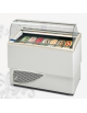 Vetrina Refrigerata per Gelato ventilata - Temperatura -15°/- 18°C - Capacità 7+7 Vaschette da Lt 5 - cm 119x78x123h