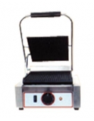 Piastra elettrica per panini singola liscia PROFESSIONALE - Piano di cottura da cm 22,5x23