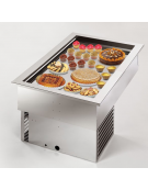 Vasca Refrigerata da Incasso per Pasticceria - Capacità 3 Teglie 60 x 40 cm - mm 1362x750x562h