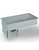 Vasca da Incasso Refrigerata drop-in per Gastronomia ventilata +4° +10°C - N° 3 Vaschette GN 1/1 - mm 1122x792x562h