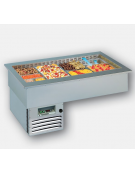 Vasca da Incasso Refrigerata - per Gastronomia - ventilata - 5 Vaschette GN - mm 1772x750x562h