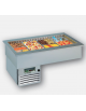 Vasca da Incasso Refrigerata drop-in per Gastronomia ventilata +4° +10°C - N° 5 Vaschette GN 1/1 - mm 1772x750x562h