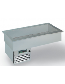 Vasca da Incasso Refrigerata per Gastronomia - Vasca Statica - 4 x GN1/1 mm 1422x750x562h