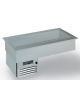Vasca da Incasso Refrigerata per Gastronomia - Vasca Statica - 4 x GN1/1 mm 1422x750x562h