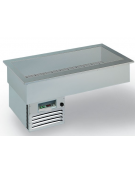 Vasca da Incasso Refrigerata per Gastronomia - Vasca Statica - 5 x GN1/1 - mm 1772x750x562h
