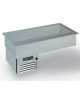 Vasca da Incasso Refrigerata per Gastronomia - Vasca Statica - 6 x GN1/1 - mm 2062x750x562h