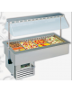 Vasca da incasso refrigerata Gastronomia 6 vasche Gn1/1 mm L2062xP792xH562