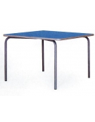 TAVOLINO QUADRATO PER ASILO NIDO O SCUOLA DELL'INFANZIA 4 POSTI CM 80x80x46H
