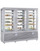 VETRINA GELATERIA TRIPLA VERTICALE STATICA 3 PORTE CON 3 MOTORI - 1388 lt - CM 205X62X186H