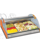 Espositore Da Banco refrigerato statico bacinelle GN1/3 E GN/1/1 - 1 piano - mm L720XP900XH430