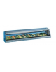 Vetrina refrigerata da banco Sushi con motore esterno - struttura in acciaio inox con vetro curvo apribile mm 820x380x255h