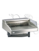 Vetrina da appoggio banco con refrigerata statica +2 / +4°C  - doppio evaporatore  - Self Service - mm 1506x790x575h