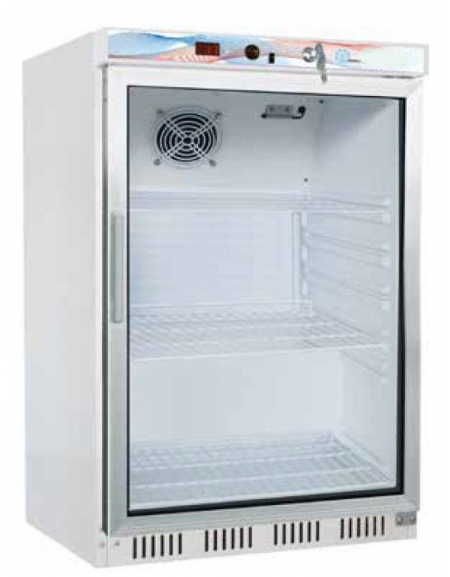 Armadio frigorifero sottobanco 1 porta a vetro cm 60x58x85 ...