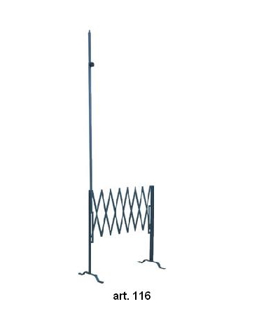 Transenna estensibile con asta a soffitto